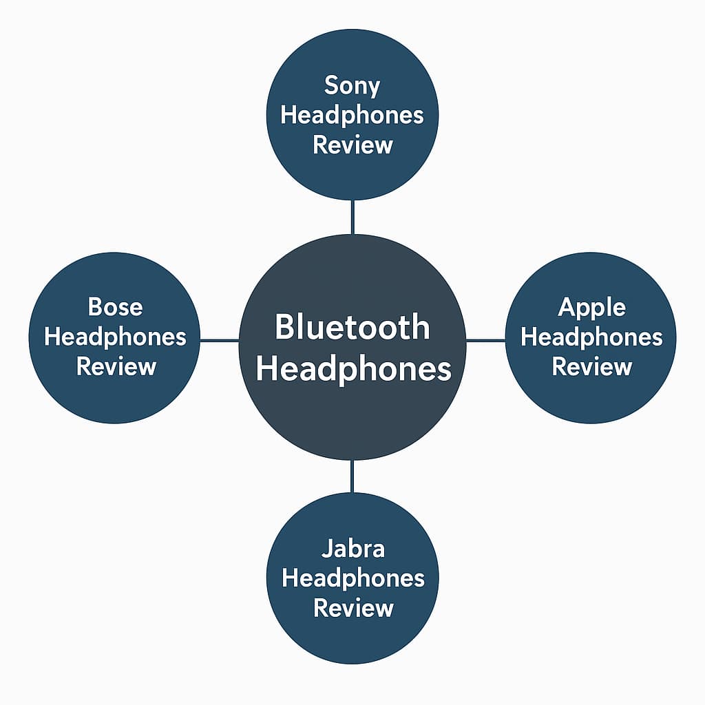 Graphic of hub and spokes content format