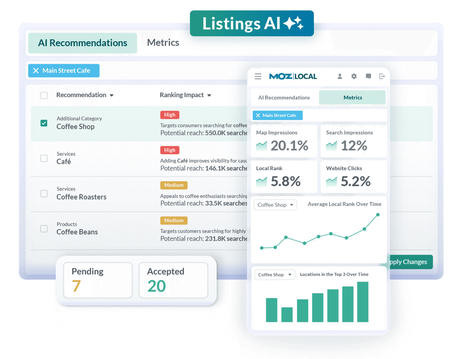 Moz Local Listings AI GTM homepage feature Image
