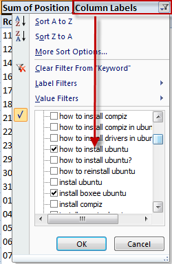 column-labels