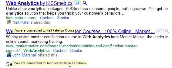 Web Analytics SERPs