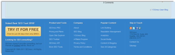 SEOmoz free footer