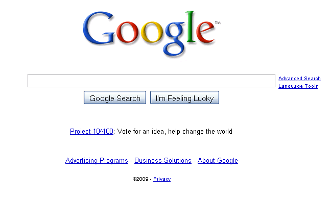 Google Homepage