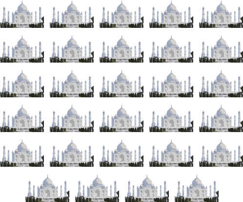 29 Taj Mahals