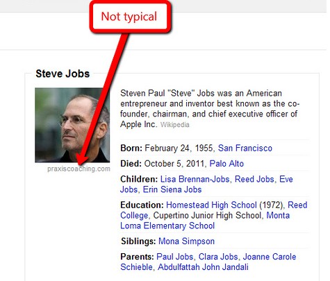 Steve Jobs Knowledge Graph Example