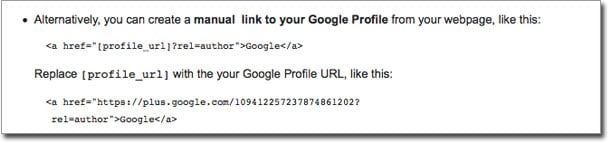 Google+ Linking
