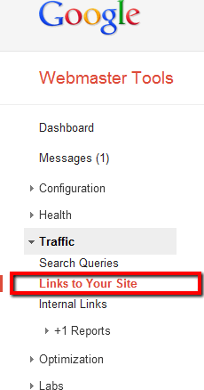 Webmaster Tools Links to your Site