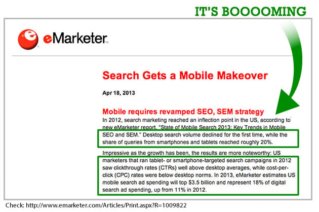 Mobile Search Boom