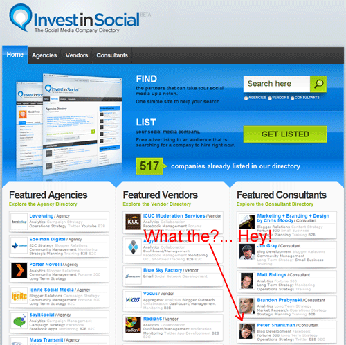 Peter Shankman in the directory: InvestinSocial