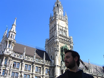 The Glockenspiel at Munich's Marienplatz