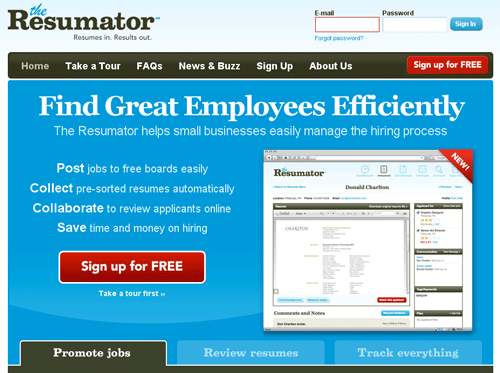 The Resumator Homepage