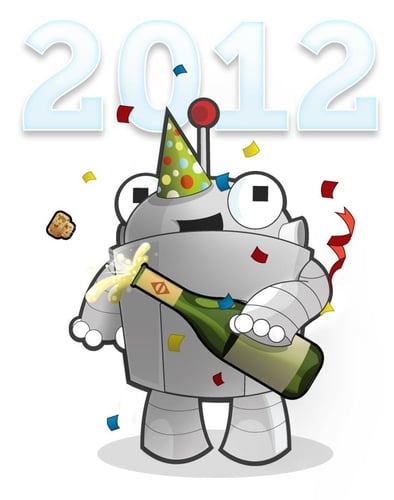 Roger 2012 New Year's Robot