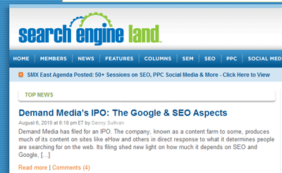 Best SEO Blogs - SearchEngineLand