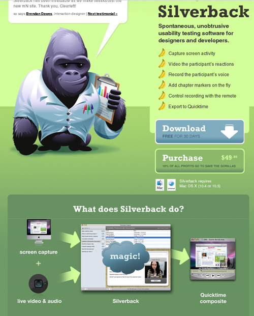 Silverback Homepage