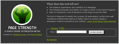 Old Page Strength Tool