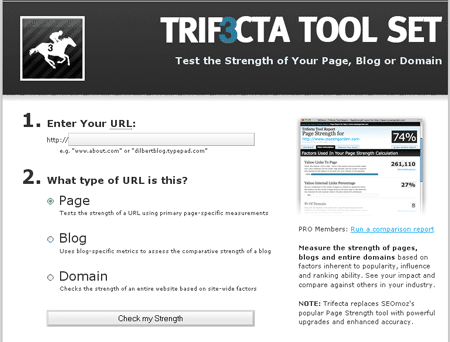 Trifecta Home Page