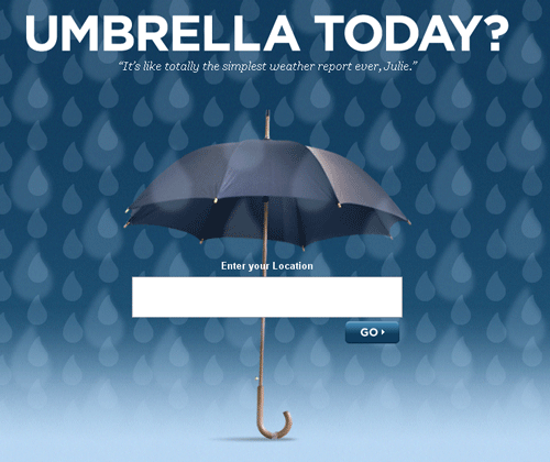 Umbrella Today Homepage