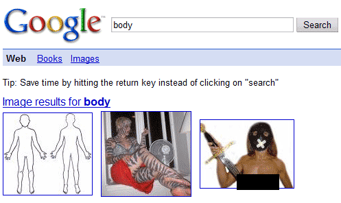 Google Search Results for Body