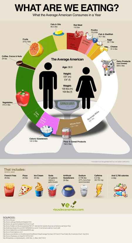 What are We Eating Infographic