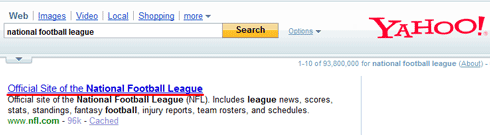 Yahoo! Search Results for "National Football League"