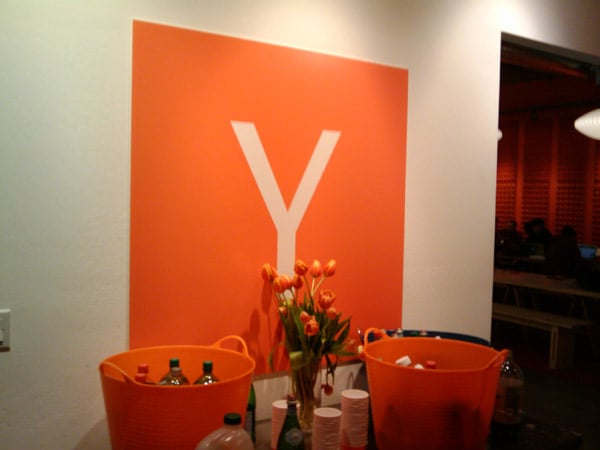 Y Combinator Entrance & Beverages