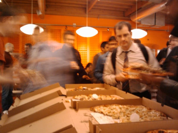 Y Combinator Rush for Pizza